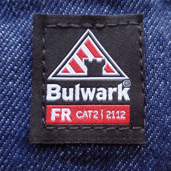 Bulwark FR Jeans Mens 42 x 32 (Waist 40") Blue Denim Cotton Cat 2 2112 PEJ2DD1 - Picture 3 of 16